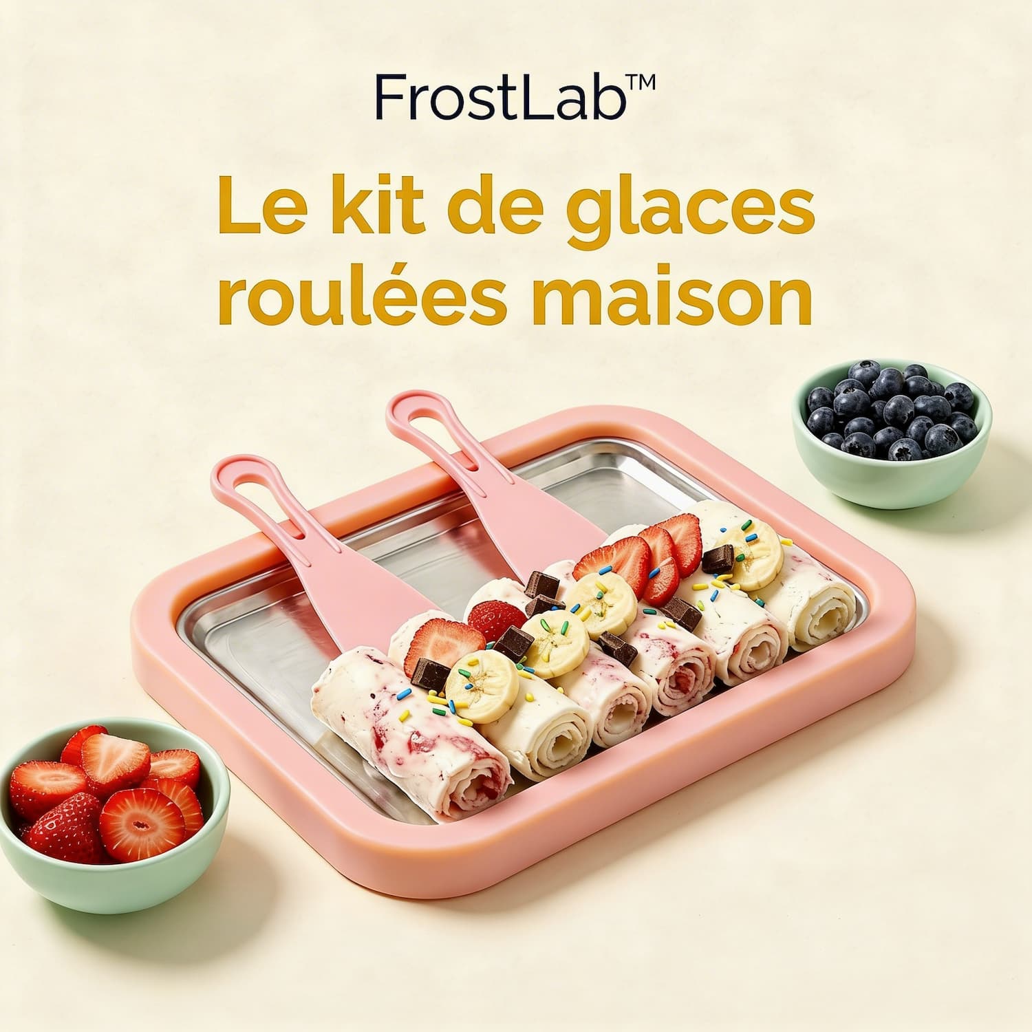 FrostLab – Faites des glaces roulées maison en 5 minutes